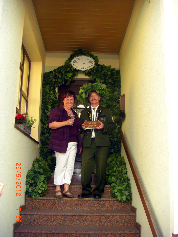 Königpaar Martina und Paul Modsching