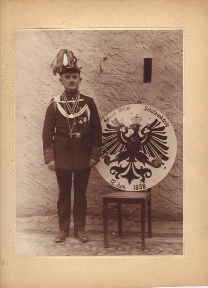 Schützenkönig Heinrich Möller 1938