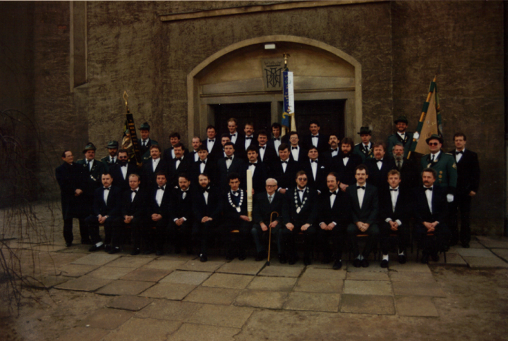 Patronatsfest 20.01.1990  mit Altschützenbruder Kockert